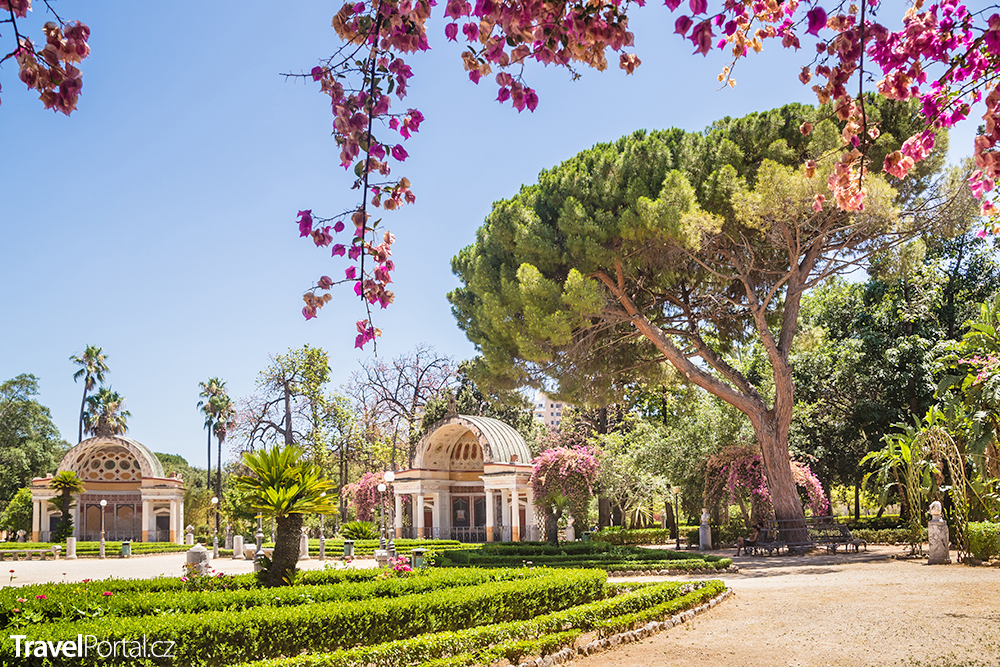Orto Botanico ve městě Palermo