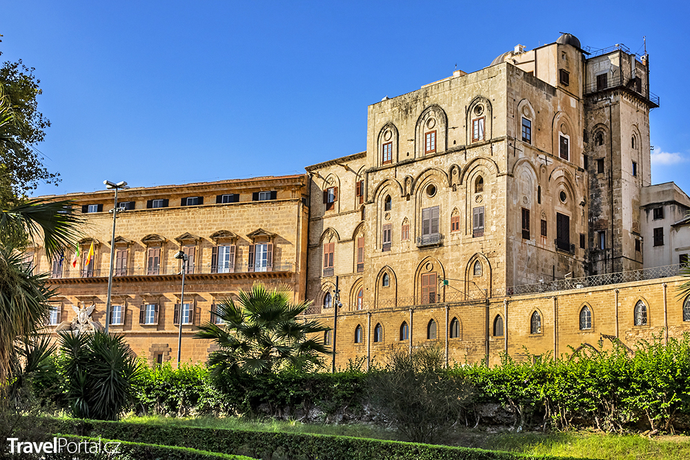 Palazzo dei Normanni ve městě Palermo