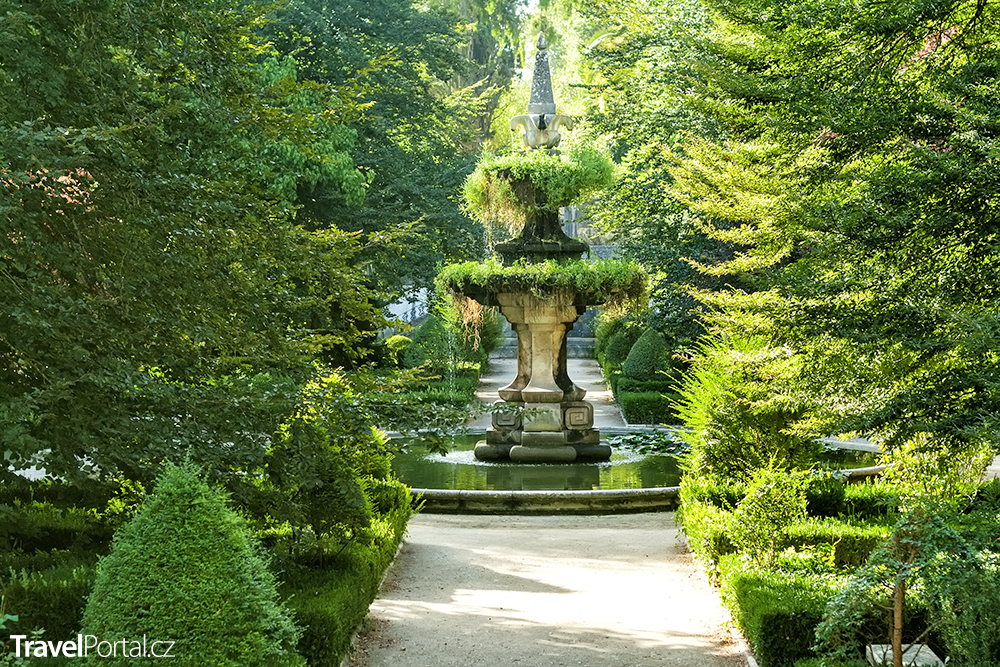 botanická zahrada ve městě Coimbra