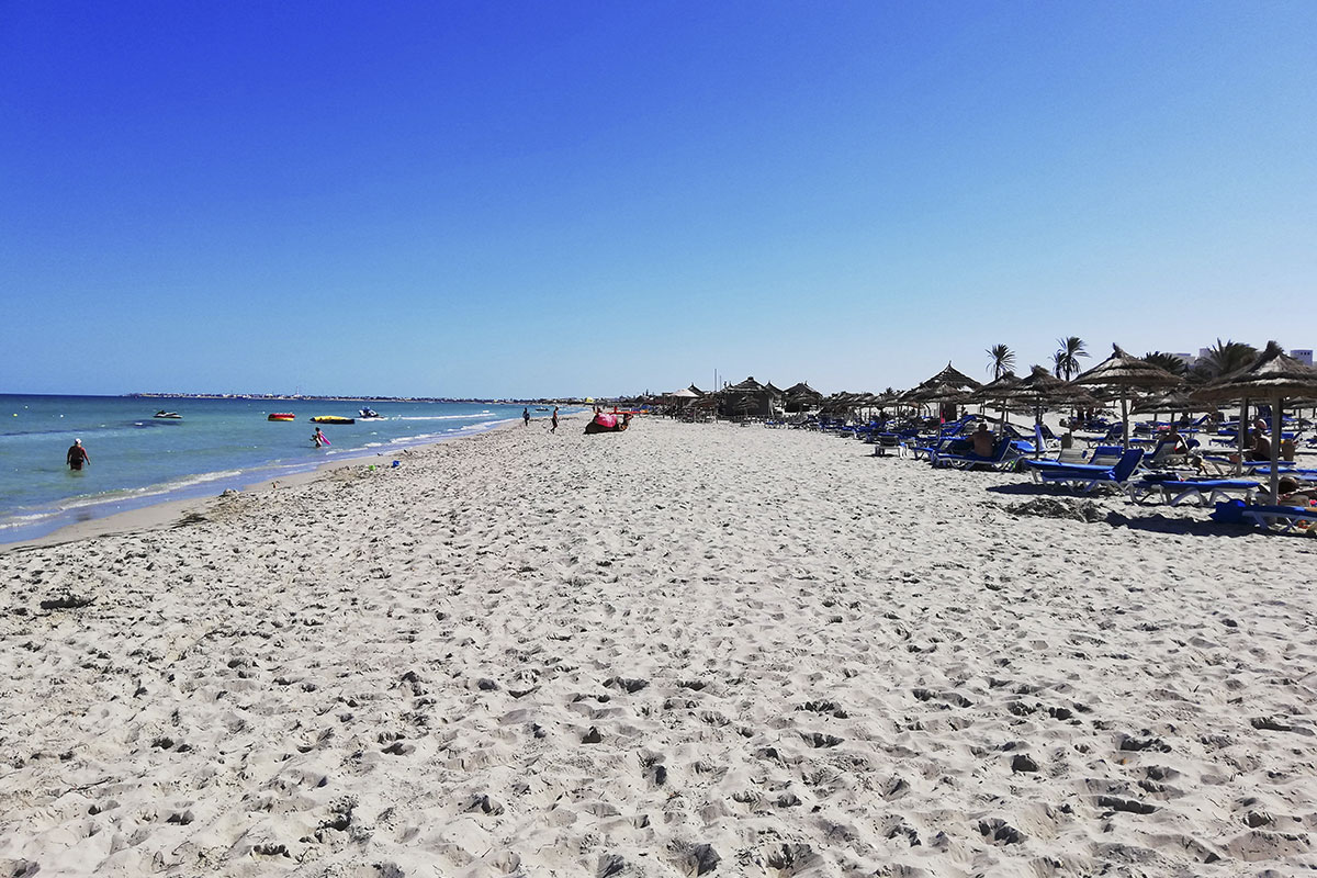 pláž hotelu Fiesta Beach