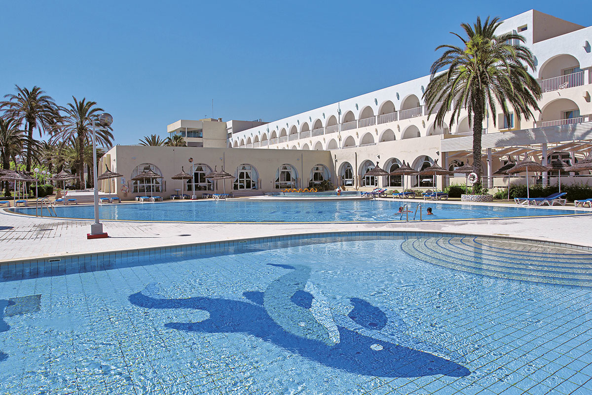 venkovní bazény v hotelu Primasol El Mehdi