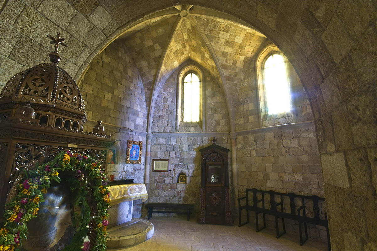 interiér kláštera