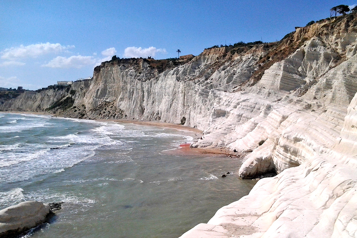 Scala dei Turchi neboli Schodiště Turků