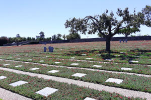 vojenský hřbitov u letoviska Maleme