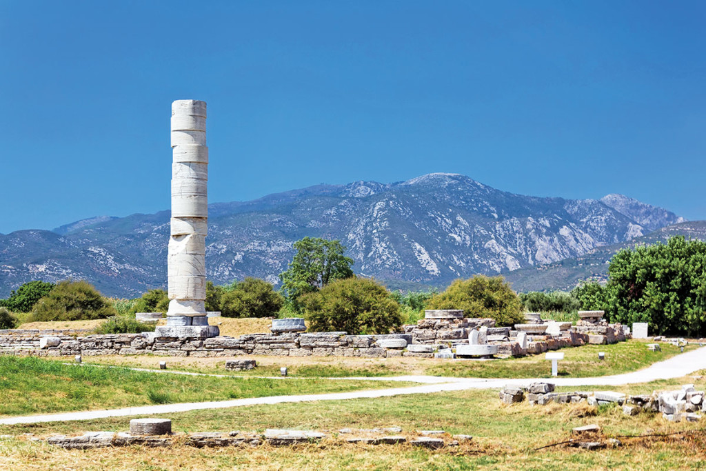 archeologické naleziště na Samosu
