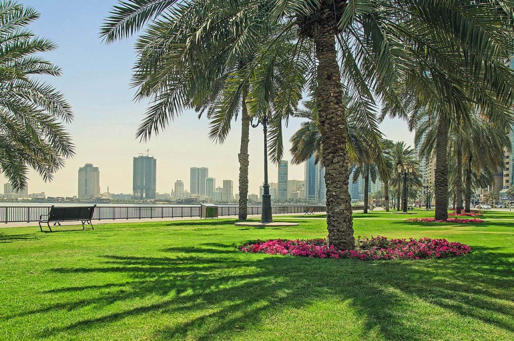 Park ve měste Sharjah