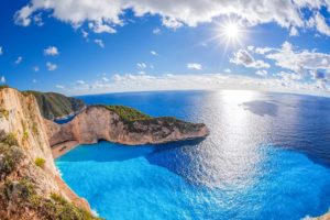 Zakynthos je díky téměř 3000 slunečních hodin ročně tím nejslunnějším řeckým ostrovem