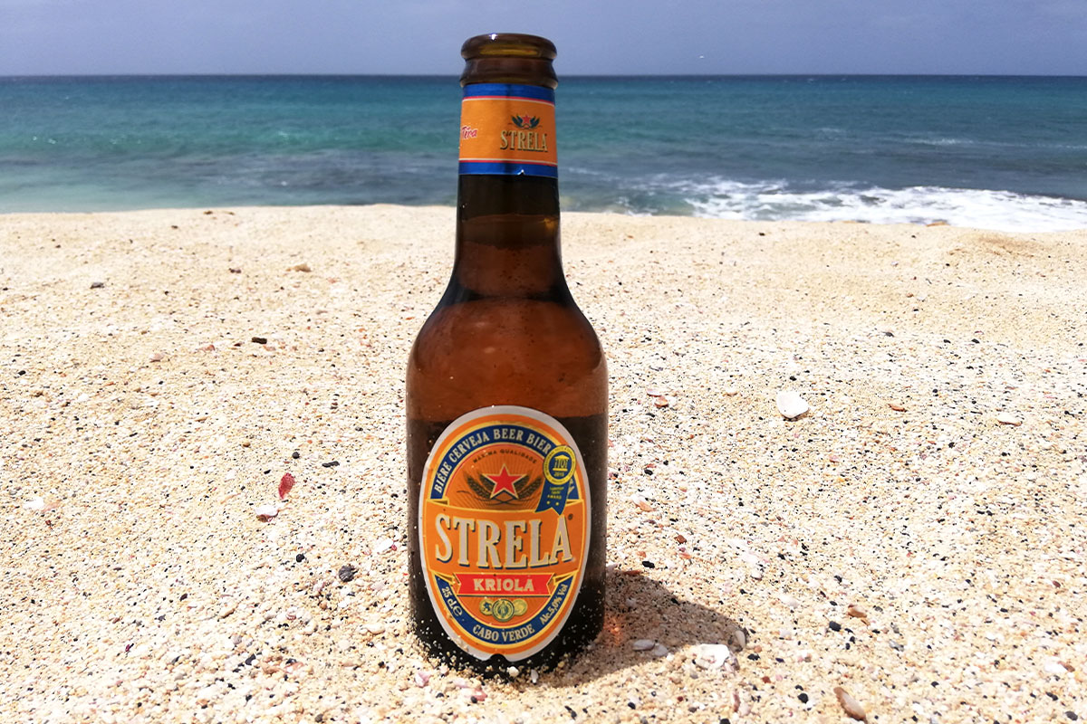 kapverdské pivo Strela