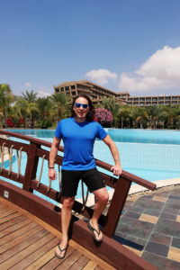 cestovatel Richie v Noah’s Ark Deluxe Hotel & Spa v letovisku Bafra ve státě Severní Kypr