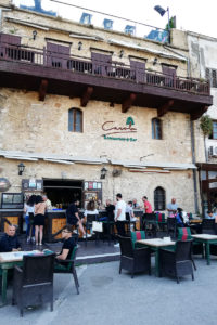 restaurace Carob ve městě Kyrenia neboli Girne