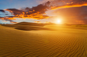 Egyptská poušť Sahara