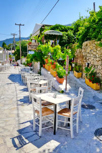 taverna Klimataria v letovisku Agios Nikitas