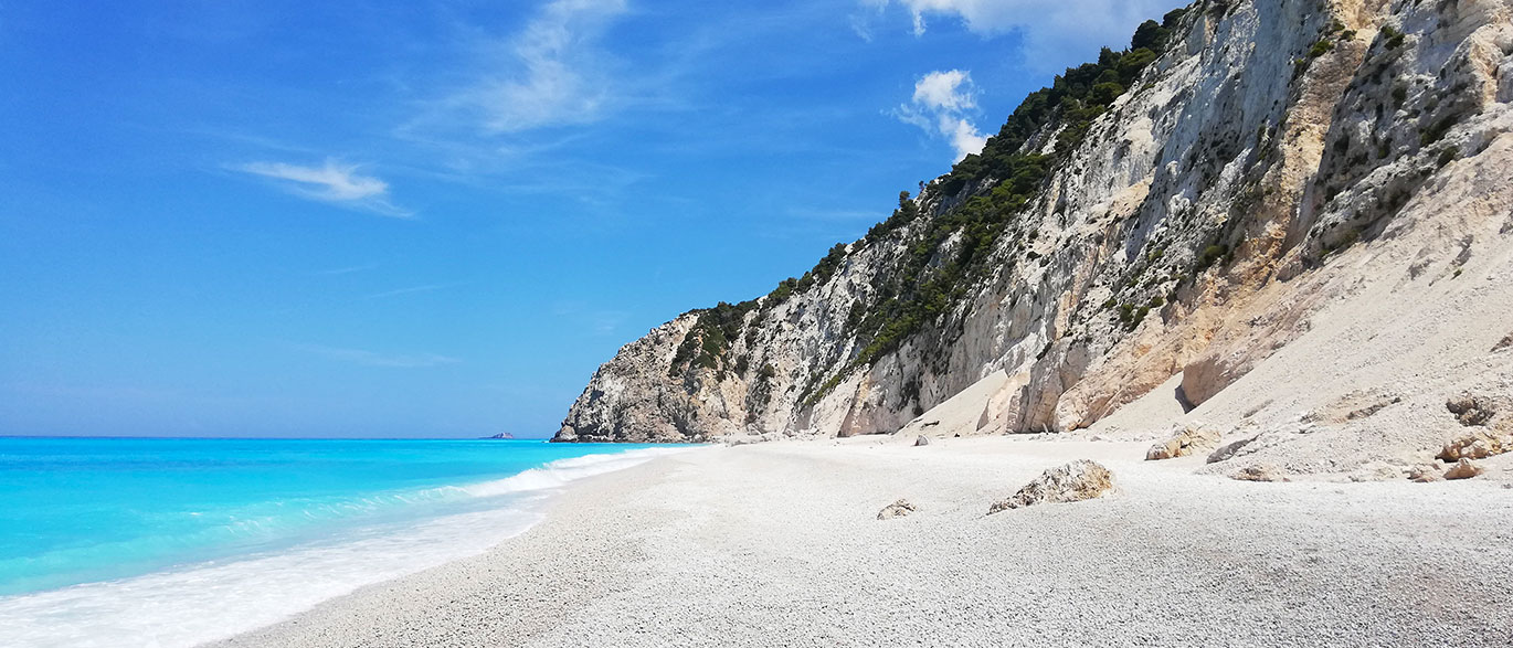 Fotoreportáž: Pláž Egremni na ostrově Lefkada připomíná Karibik