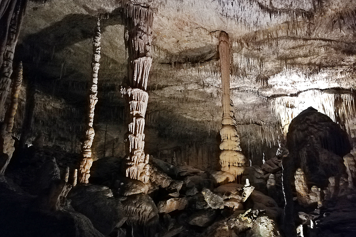 Drach Caves na ostrově Mallorca