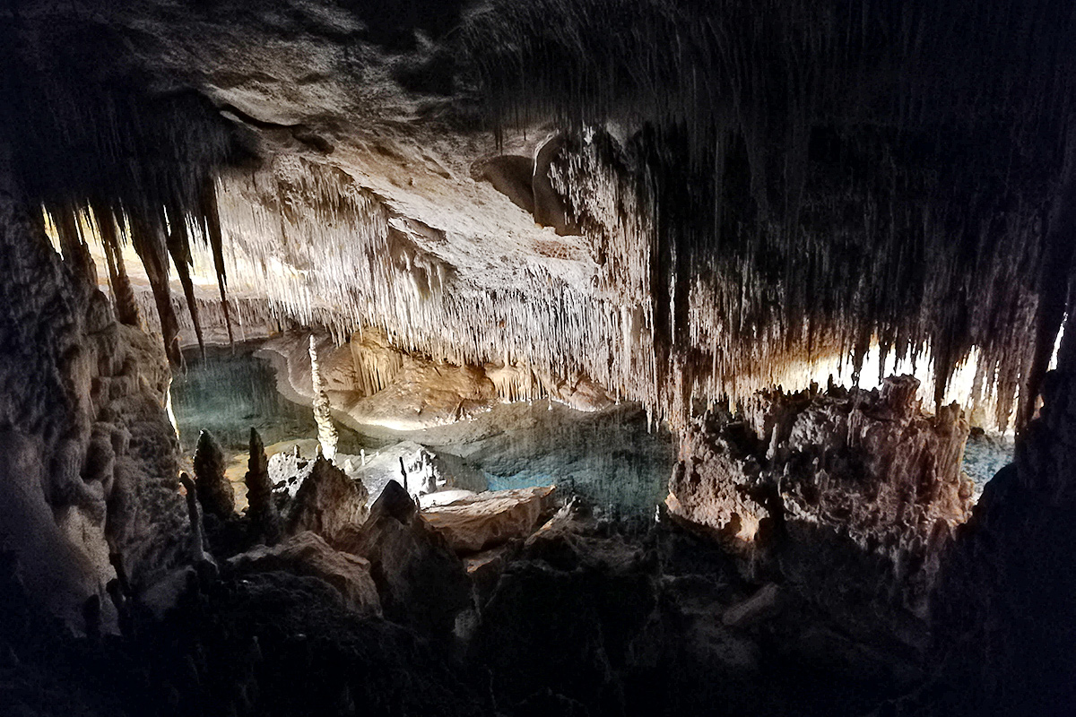 Dračí jeskyně v Porto Cristo