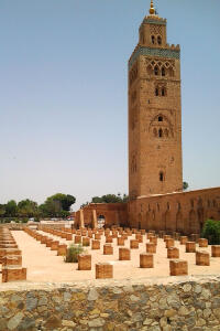 mešita Koutoubia neboli Kutubíja ve městě Marrákeš