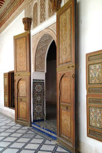 palác Bahia v Marrakéši