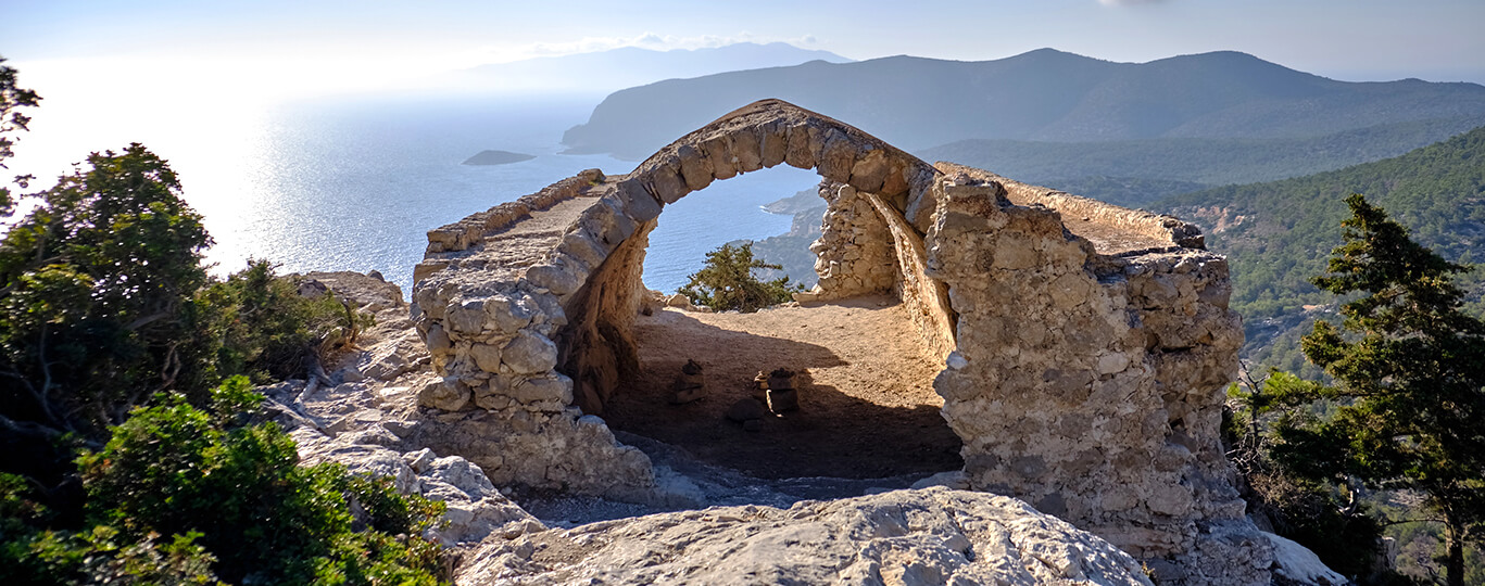 Hrad Monolithos na řeckém Rhodu