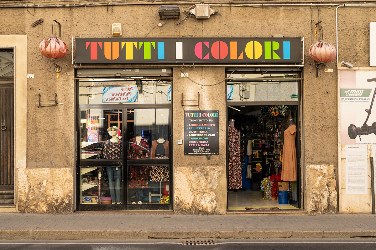 butik Tutti I Colori v ulici Via XX Settembre