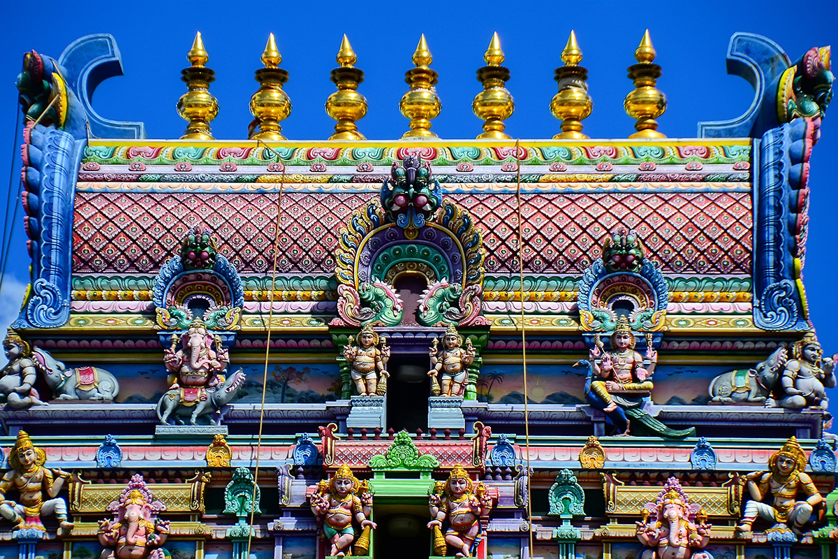 hinduistický chrám Arul Mihu Navasakthi Vinayagar Temple ve městě Victoria