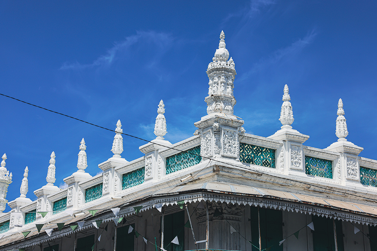 mešita Jummah Masjid ve městě Port Louis na ostrově Mauricius