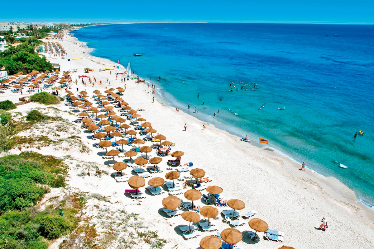 Mahdia Beach se řadí mezi nejlepší pláže v Tunisku