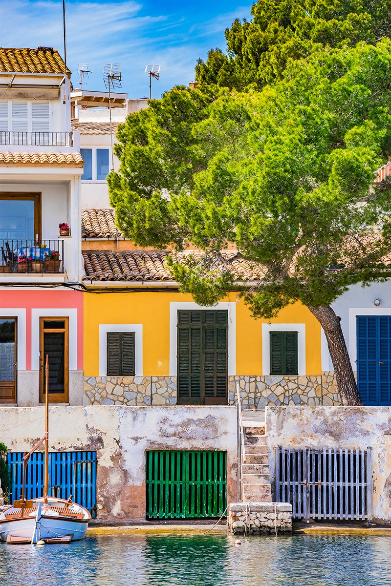 Portocolom na ostrově Mallorca