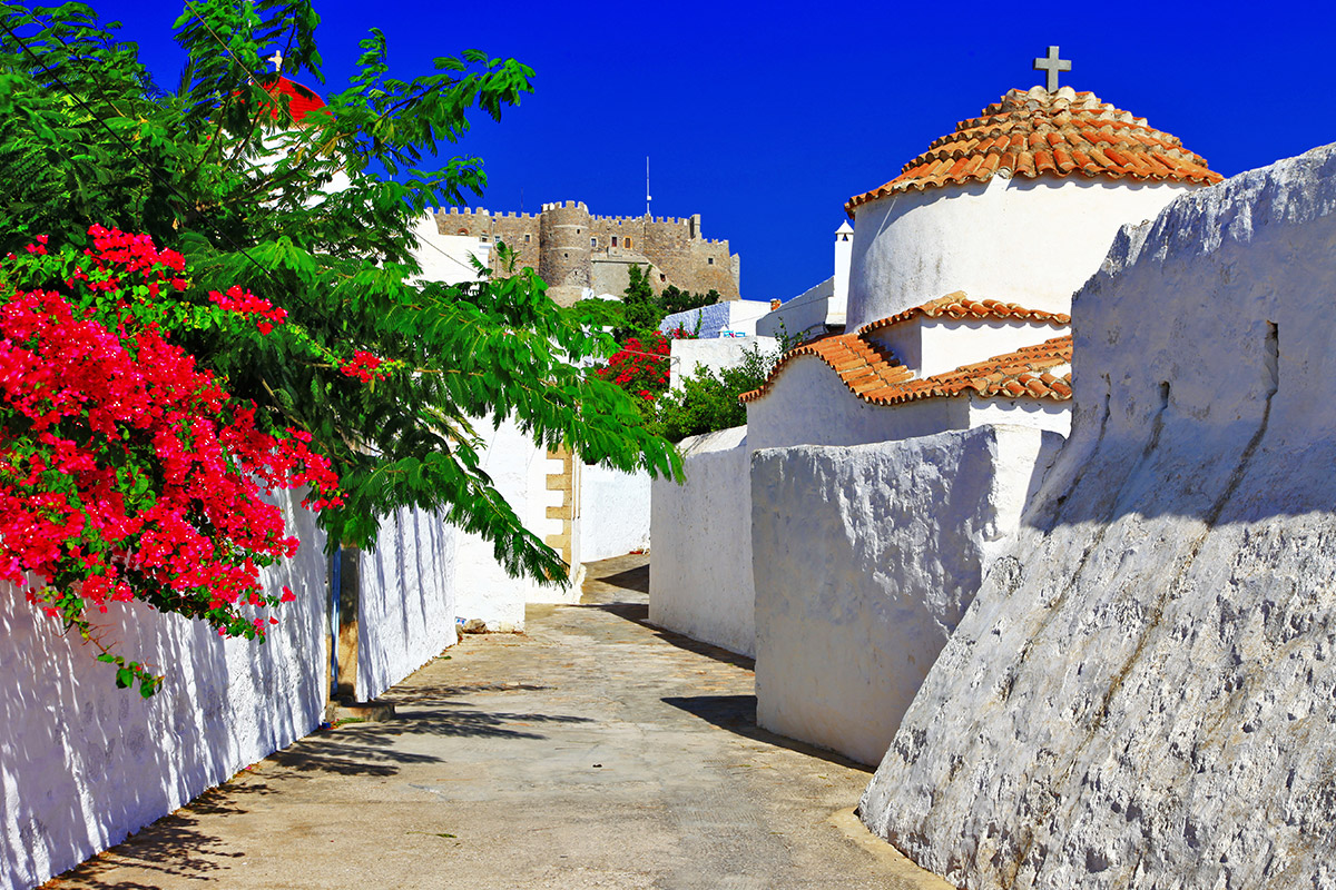 Chora na ostrově Patmos
