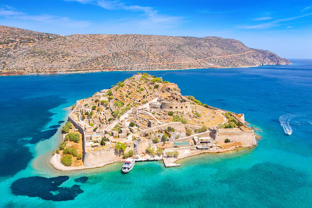 řecký ostrůvek Spinalonga