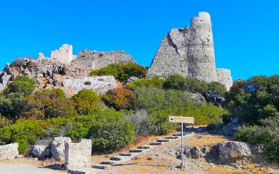 johanitský hrad Asklipio na řeckém ostrově Rhodos