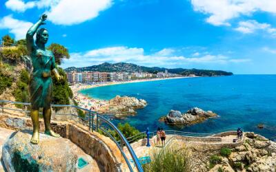 Lloret de Mar na pobřeží Costa Brava
