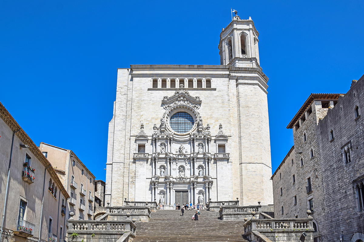 katedrála Panny Marie ve městě Girona