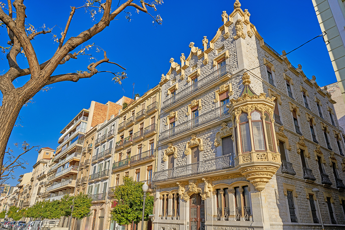 Rambla Nova ve městě Tarragona