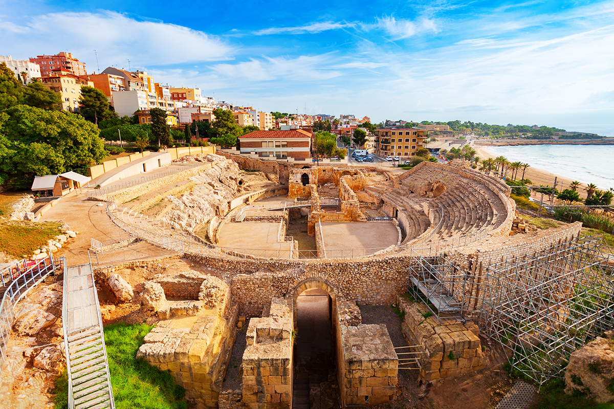 jedním z hlavních symbolů města Tarragona je amfiteátr