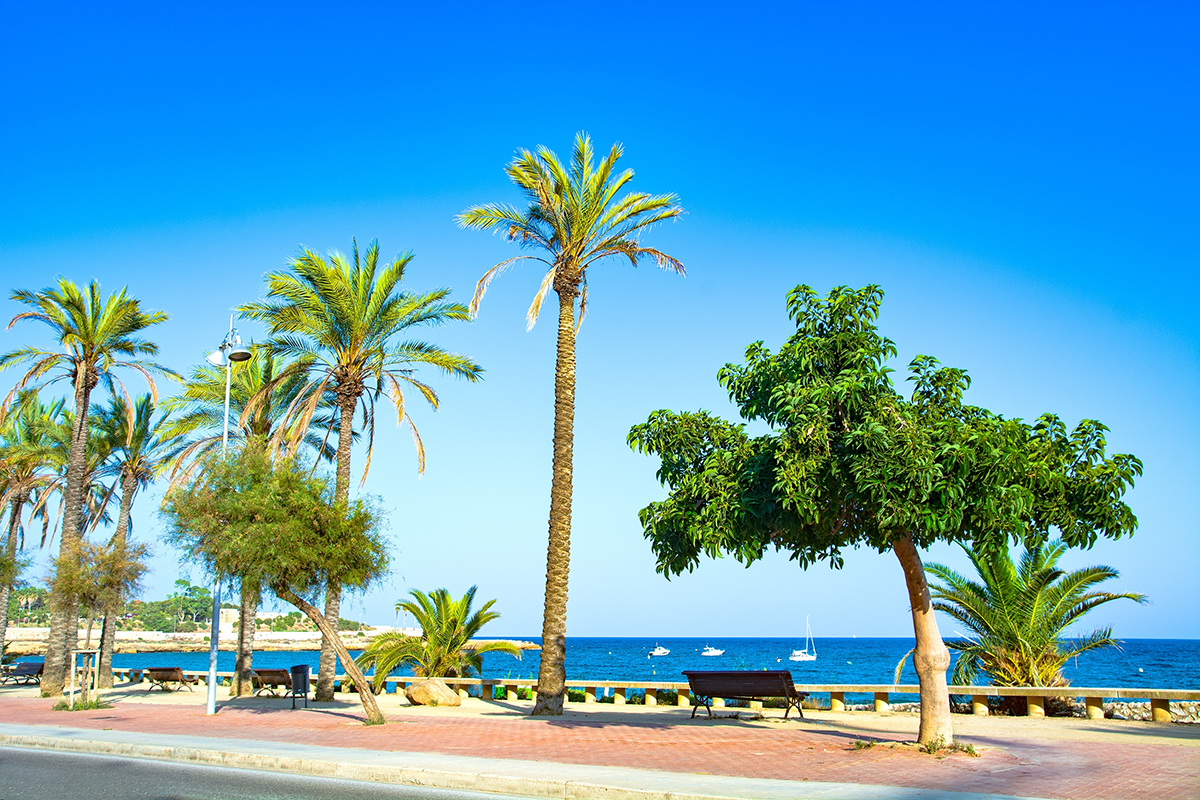 promenáda ve městě Tarragona