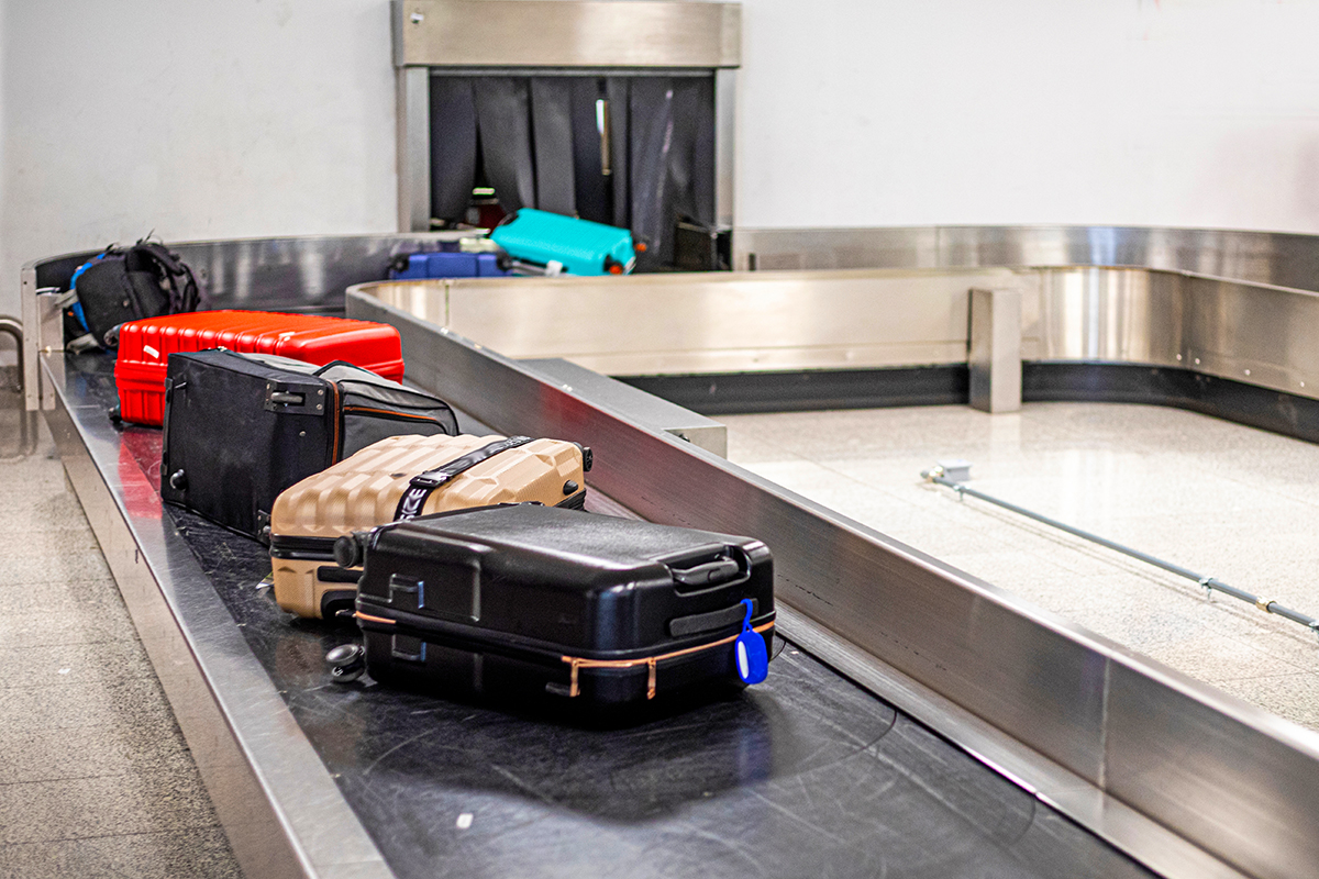 výdej odbavených zavazadel