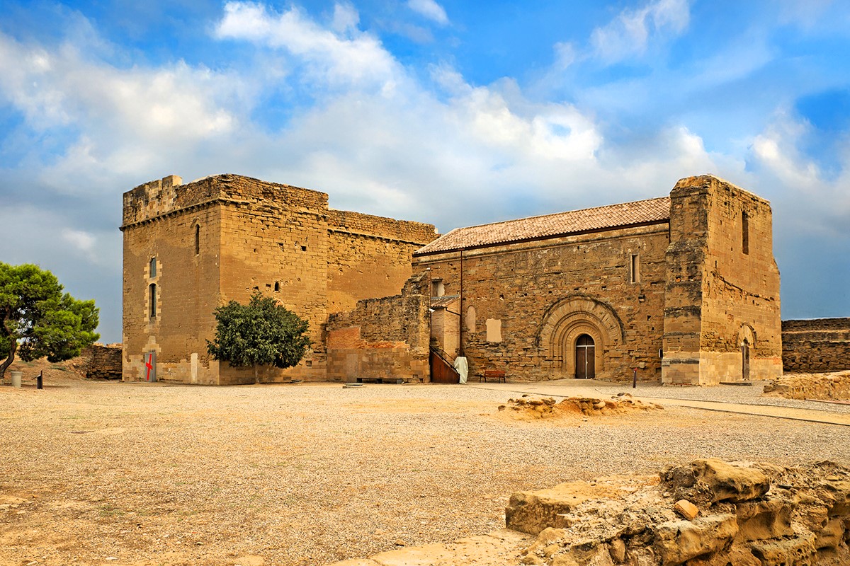 Castell Templer de Gardeny ve městě Lleida