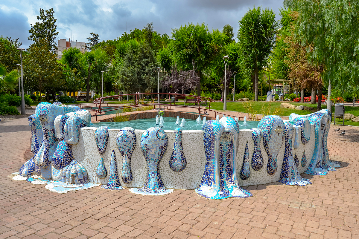 městský park Parc de Sant Jordi ve městě Reus