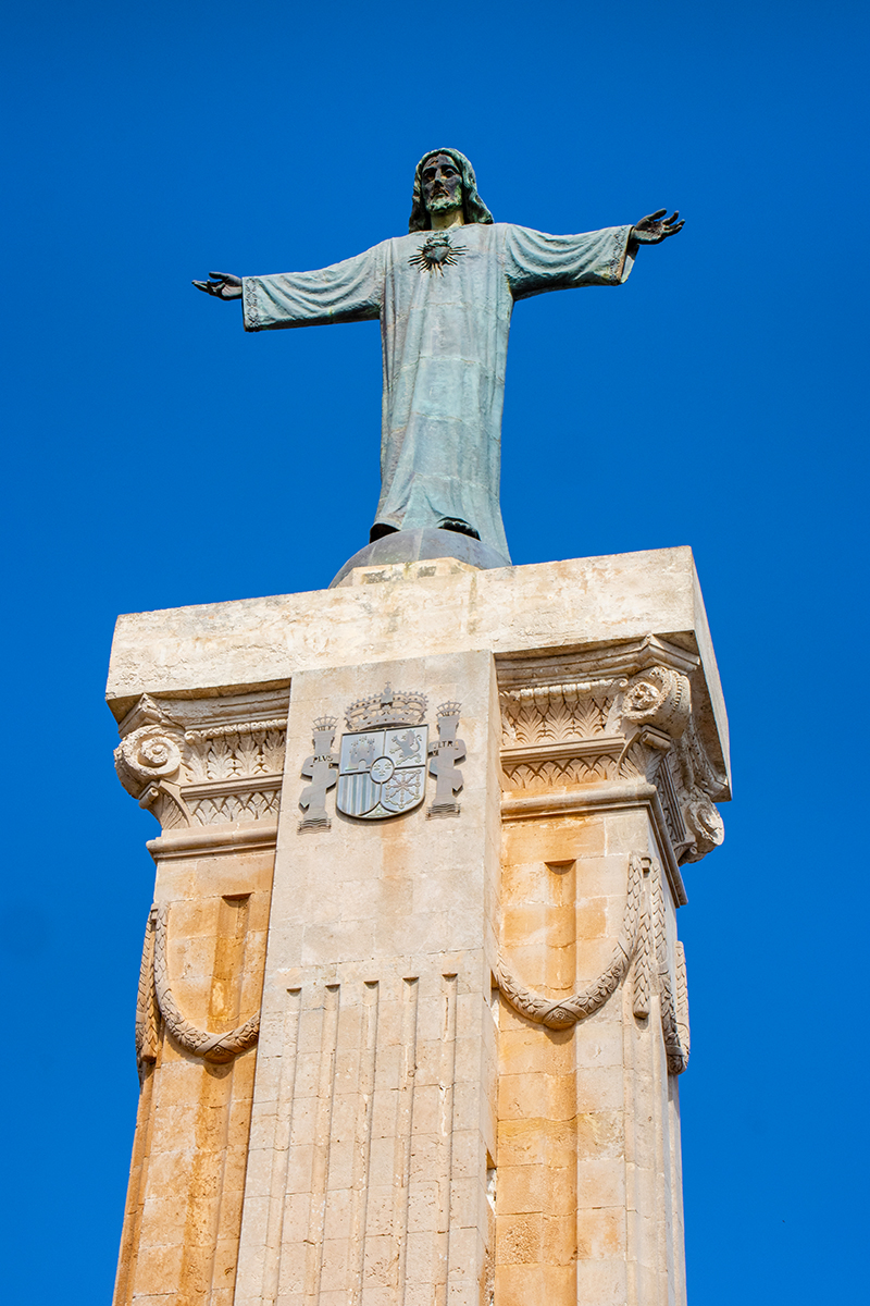skulptura Sagrat Cor de Jesús na Monte Toro