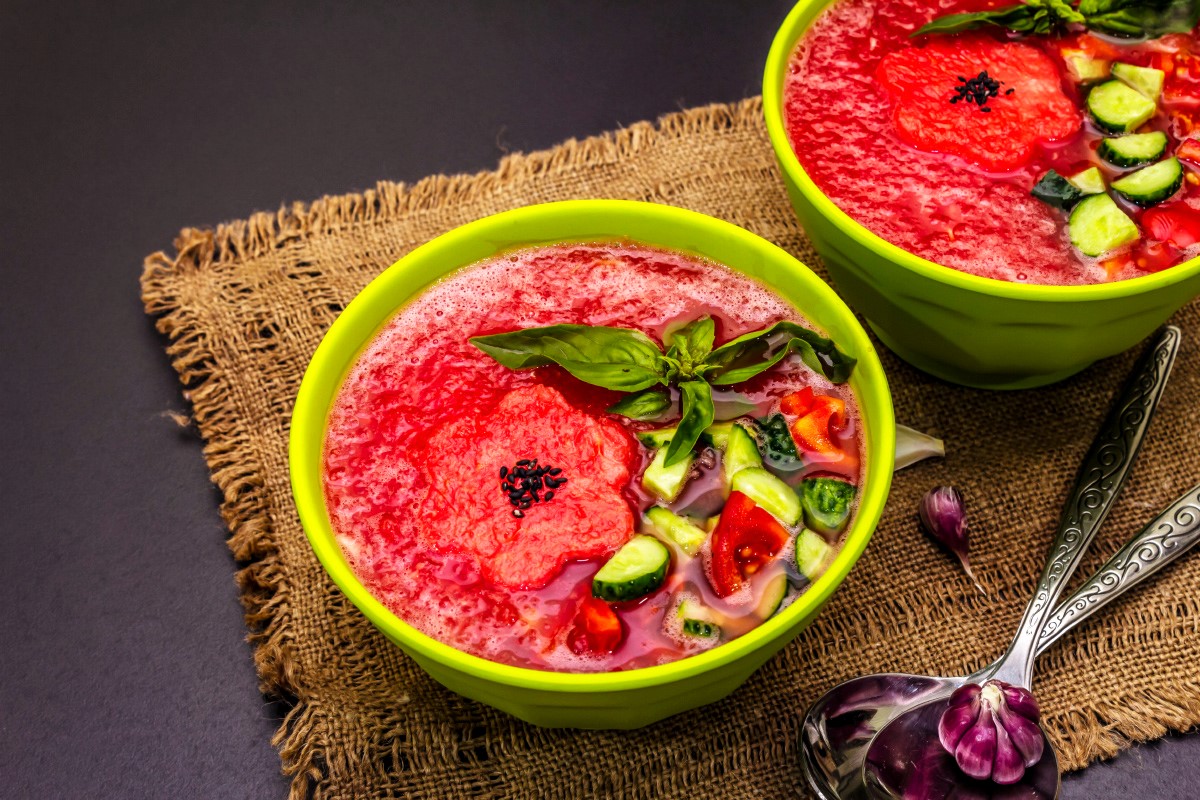 melounové gazpacho