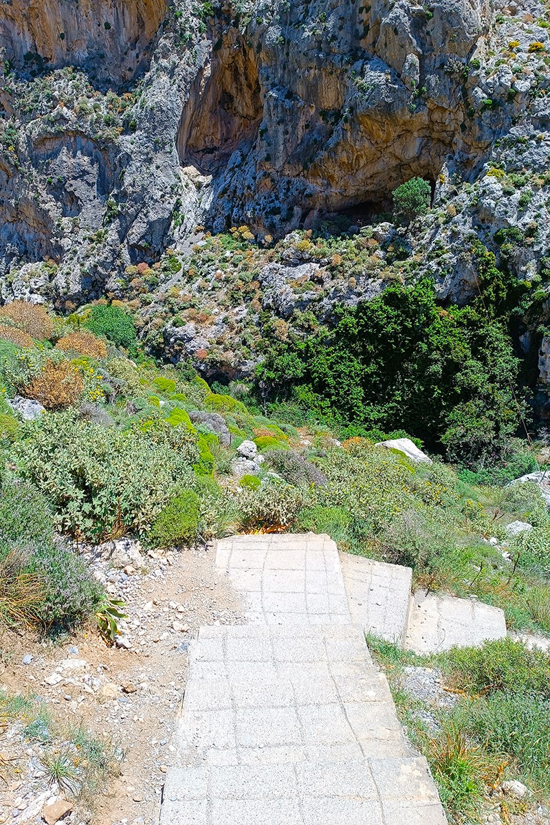 soutěska Kourtaliotiko na ostrově Kréta