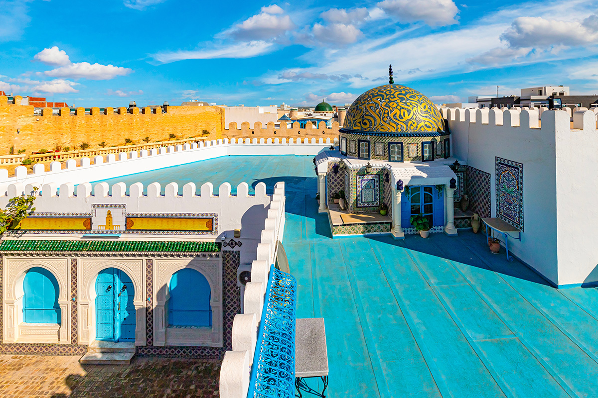 centrum města Kairouan figuruje na seznamu UNESCO