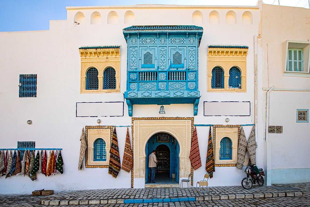 ulice tuniského města Kairouan